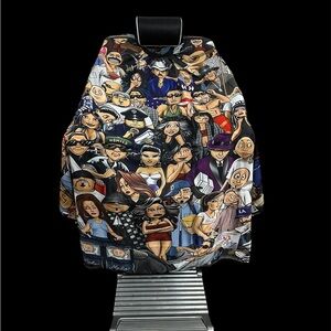 Stylish Barber Cape for men -(Elastic hook)special